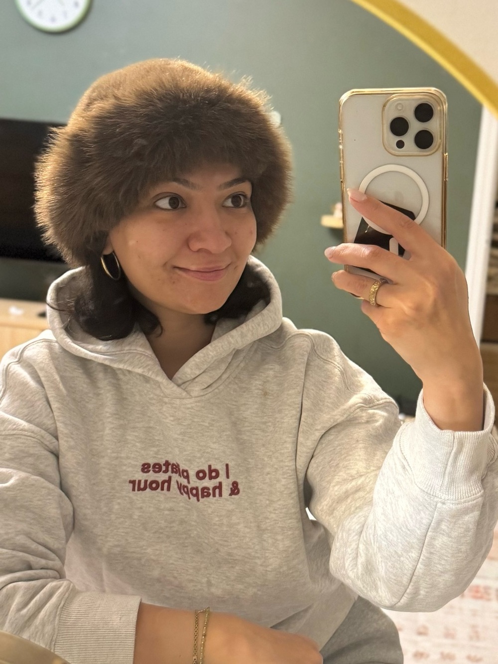 Brown hat